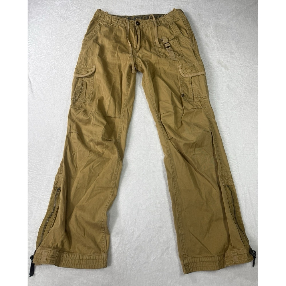 Alpha Industries Pants Mens‎ 32x32 Beige Cargo Utility Military